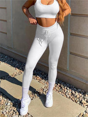 Ribbed Seamless Yoga Leggings